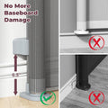 Cideny Retractable Baby Gate for Stairs & Doorways, Mesh Dog Gate Indoor Outdoor, Extends to 55" Wide 34" Tall Child Gate for Hallways, Deck, Porch, Pet Toddler Safety Essentials, Easy Install, Grey