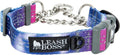 Leash Boss Martingale Collar for Dogs - Steel Chain | Reflective Nylon Dog Collar for Large Dogs, Medium and Small Dogs 