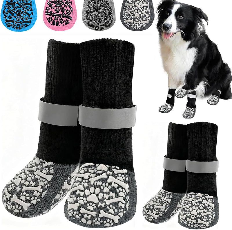 HeavenEye Anti Slip Dog Socks, Dog Paw Protectors Maximum Grip Prevent Licking Paws Slipping, Paw Protector for Hot & Co
