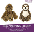 Multipet Bark Buddies Sloth Dog Plush Toy - Squeaky Dog Toy for All Dogs - Extra Soft Plush Dog Toy - Stuffed Animal Dog