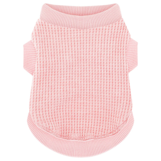 Cozy and Functional Dog Shirts for Small Puppies: Stretchable Pink Attire with Easy-On Design, Ideal for Chihuahuas and Yorkies - Enhance Comfort and Playfulness on Chill Days Small