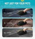 Bispoy Pet Hair Removal Glove for Dogs & Cats - Upgraded Reusable Electrostatic Pet Hair Glove, Pet Hair Remover Tool for Laundry, Couch, Carpet & Car Seat, Gentle Grooming Mitt