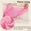 Pet Hoodie Dog Sweater for Small Dogs Girl Boy, Winter Puppy Sweatshirts with Pockets Hood, Warm Fleece Lined Dog Clothe