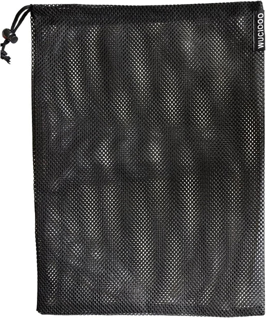 Mesh Drawstring Bag 2 Pack – 12"x16" Heavy Duty Nylon Storage Bag for Pond, Aquarium & Fountain Water Pumps, Reusable Ba