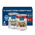Blue Buffalo Blue’s Stew Variety Pack Hearty Beef & Country Chicken Stew Natural Grain Free Wet Dog Food with Real Meat in Thick Savory Gravy, Natural Ingredients, 12.5-oz Cans (6 Count)