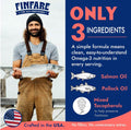 Finfare Omega-3 Fish Oil for Dogs & Cats, Skin & Coat Support, 6.8 fl oz