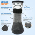BEAUTYZOO Waterproof Dog Socks to Prevent Licking Paws, Anti Slip Boots