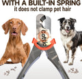 Cattio Dog Nail Clippers - All Steel Material, Built-in Spring,Heavy Duty Dog Nail Trimmer Full Metal Razor Sharp Professional for All Dogs Cats with Thick Toena,Dog Nail Trimmers