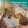 3-Pack Jumbo Disposable Cat Litter Box, Waterproof Cardboard Litter Box, Foldable & Portable for Travel and Home, Recycl