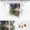 Jumping Spider Enclosure, Spider Terrarium, Acrylic Enclosure Kit, Small Terrarium, Insect Habitat for Spiders, Praying 