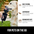 GORILLA GRIP Portable Dog Water Bottle, Food Grade Silicone