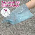 BOS Amazing Odor Sealing Cat Waste Bags - Durable and Unscented [Size: S, Color: light blue] (90 count, Pack of 1) (90 Bags)★May be too small to get a litter scoop inside!