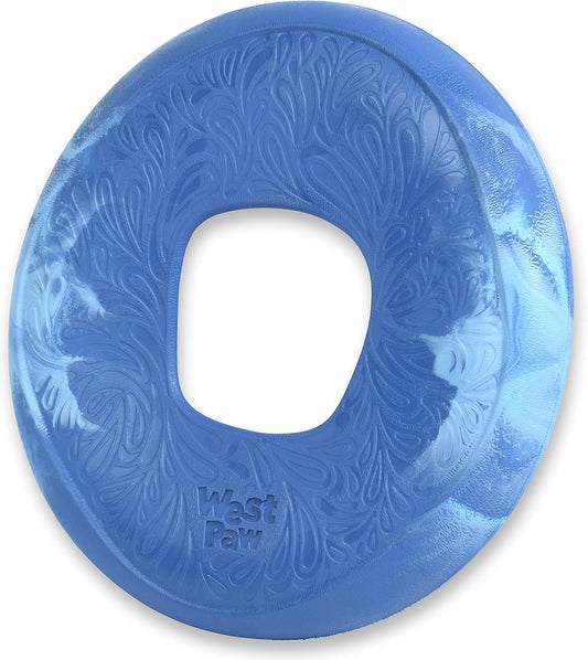 WEST PAW Seaflex Sailz Dog Toy Flying Disc - Machine Washable Eco-Friendly Zogoflex Toys for Moderate Chewers - Perfect 