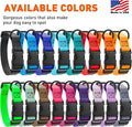 Dogline Biothane Waterproof Dog Collar with Quick Release Buckle Strong Coated Nylon Webbing with Odor- Proof for Easy C