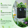 Upgraded Adjustable Aquarium Plant Holder,2 Pack Black