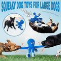 LEGEND SANDY Tough Dog Toys, Stuffed Chew Large Dog Toys to Keep Them Busy, Interactive Squeaky Tug of War Doggie Toy, C