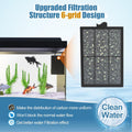 8 Pack PF-L Filter Cartridges Compatible with Top Fin Silenstream PF20, PF30, PF40 and PF75 Power Filters, Remplacement 