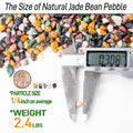 CJGQ 2.4lb Aquarium Gravel for Plants, 1/4Inch Fish Tank Gravel for Succulent Cactus and Bonsai, Decorative River Rocks 