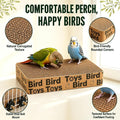 7.8” Paper Bird Shredding Toys,Bird Cage Platform for Small Medium Parrots