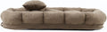 Merax 68.9" Plush Convertible Floor Sofa, Adjustable Pet Bed