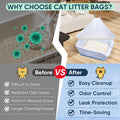 160 Count Cat Litter Box Liners Compatible with Litter Robot 3 & 4