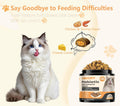 Cat Probiotics Tasty Chews –500 Chews Crunchy & Creamy Texture, with Fish Oil Omega-3 Skin & Coat Health Digestive & Gut Support, Constipation Relief, Healthy Stool, Chicken Flavor with Cheese Center