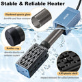 HITOP 25W Preset 78°F Aquarium Heater, Small Submersible Fish Tank Heater