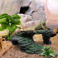 Moonorange Reptile Artificial Plants, Terrarium Plants Decorations Supplies, Aquarium Fish Tank Plant, Amphibian Habitat
