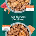 Wet Cat Food Variety Pack in Gravy, Grain Free Tender Morsels, 3oz, 12 Pchs