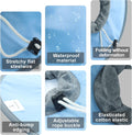10.5 Inch Adjustable Elizabethan Collar for Cats - Soft & Comfortable Cat Cone Collar to Stop Licking & Scratching, Wate