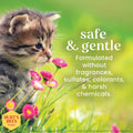 Burt's Bees for Pets Anti-Hairball Wipes for Cats, Sunflower Oil and Wheat Germ Oil, 98% Natural Origin, Cruelty-Free Cat Hairball Remedy Wipes, pH Balanced, Made in the USA, 50 Count