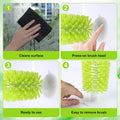 2pcs Turtle Brush, Turtle Shell Brush with Suction Cup