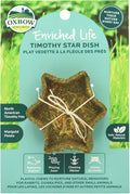 Oxbow Timothy Hay Star Dish, Rabbit & Guinea Pig Toy, Marigold Petals