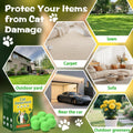 Cat Deterrent Outdoor & Indoor,Cat Repellent Essential Oils Ball Natural Anti Cat Scratch for Furniture, Keep Cats Off Y