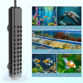 100W Aquarium Heater for 10-20 Gallon with Auto Shut-Off When Leaving Water—Submersible Fish Tank Heater, Dry-Burn & Ove