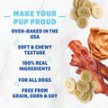 Shameless Pets Bananas for Bacon Soft-Baked Dog Treats - 6 oz