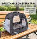Pethiy Bird Carrier Travel Bag, Bird Travel Carrier Cage for Large Size Parrot Portable Wild Bird Carrier,Lightweight Br