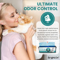BrightOn®, 75 Litter Bag Refill Bags for Genie Easy Roll Litter Bin, Ultimate Odor Control, (Lemon - 75 Bags)