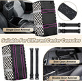 Console Dog Car Seat for Small Dogs, Foldable Booster Seat