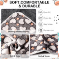 Reginary 4 Pcs Guinea Pig Fleece Cage Liners, Heart Pattern, 24 x 16 Inch