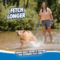 Chuckit! Dog Ball Launcher 12M Sport with 12" Handle Length for Medium 2.5" Dog Balls For Dogs 20-60 lb, Plastic Pet Fetch Ball Thrower, Perfect for Kids, Made in USA, Blue