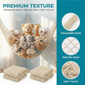 Fish Net Decorations, 2 Pack, 80 x 40 in Cotton Rope Netting