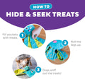 Outward Hound by Nina Ottosson Silly Legz Interactive Plush Dog Puzzle, Dog Enrichment Toys, Plush, Floppy, Long, Octopus, Blue