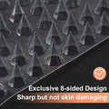 Uross Scat Mat for Cats -18PCS Deterrent Mat with Spikes Indoor Cat Repellent Mat Outdoor Scat Spikes Mat Indoor Cat Countertop Deterrent Keep Cats Off Counter