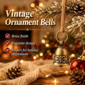 Xindojuz 2PCS Small Bells for Dogs and Cats Collar, 0.75" Brass Craft Bells