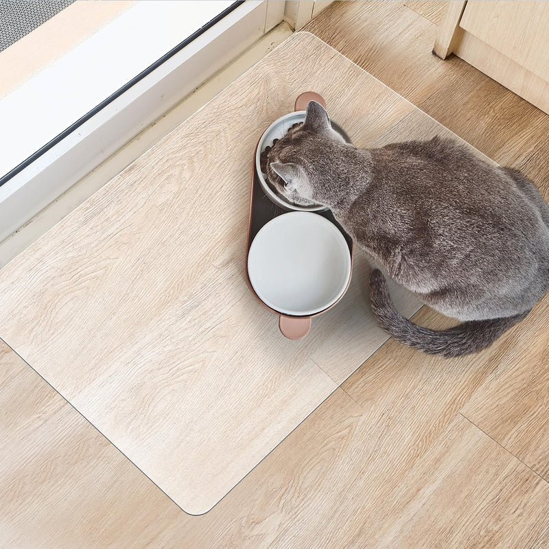 Clear Frosted Floor Mat, PVC Durable Anti-Scratch Floor Mat (24