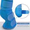 Harrison Howard Horse Fly Boots Perfect Contoured Fit Leg Guards Dense Mesh Boots with Ventilated Comfort Reliable Prote