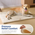 Low-Profile Dog Pad Mat for Medium Small Dogs, Washable Ultra Soft Dog Crate Mat, High Density Foam Pet Beds for Indoor 