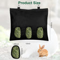 2 Pcs Rabbit Hay Feeder,Guinea Pig Hay Feeder,13×10.8 Inch Guinea Pig Bag,Small Animal Feeding Bag for Rabbits, Hamsters