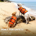 VIVAGLORY Dog Life Vest Rip Stop Dog Swim Vest, L